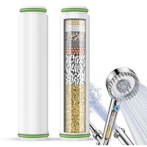 Shower Filter for Handheld Shower Head, 2 Pack 18 Stage Replacement Filters f...